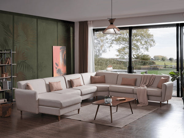 Transformer Sectional Sofa - Modular customizable sectional sofa with sleek design