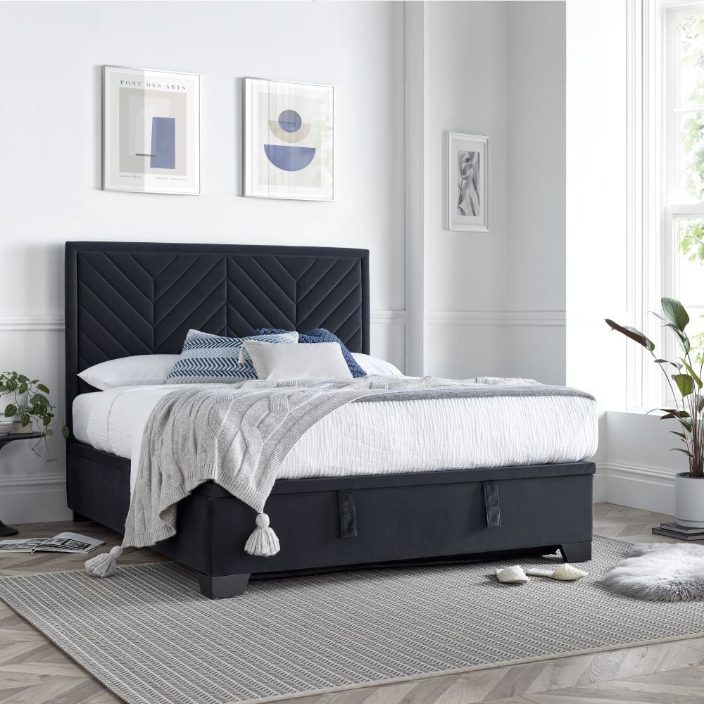 Watson Storage Bed with spacious under-bed storage and modern design