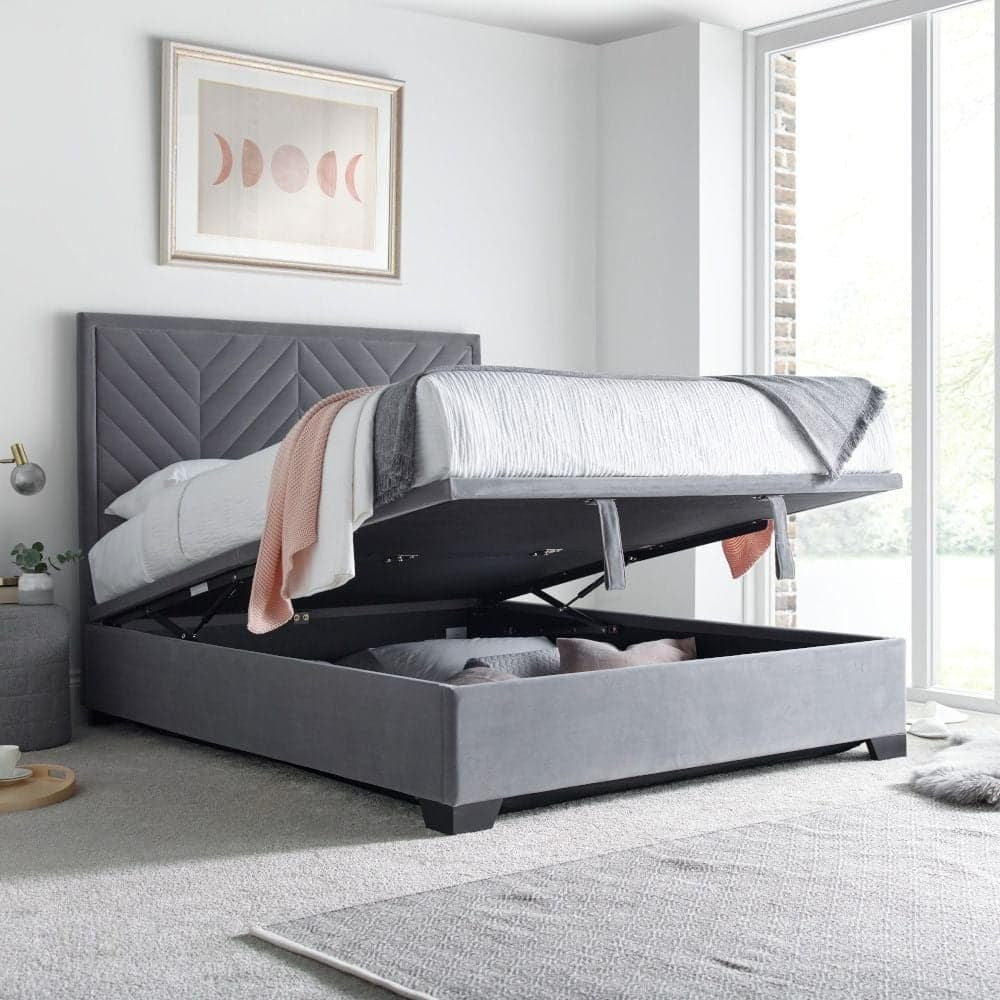 Watson Storage Bed with spacious under-bed storage and modern design