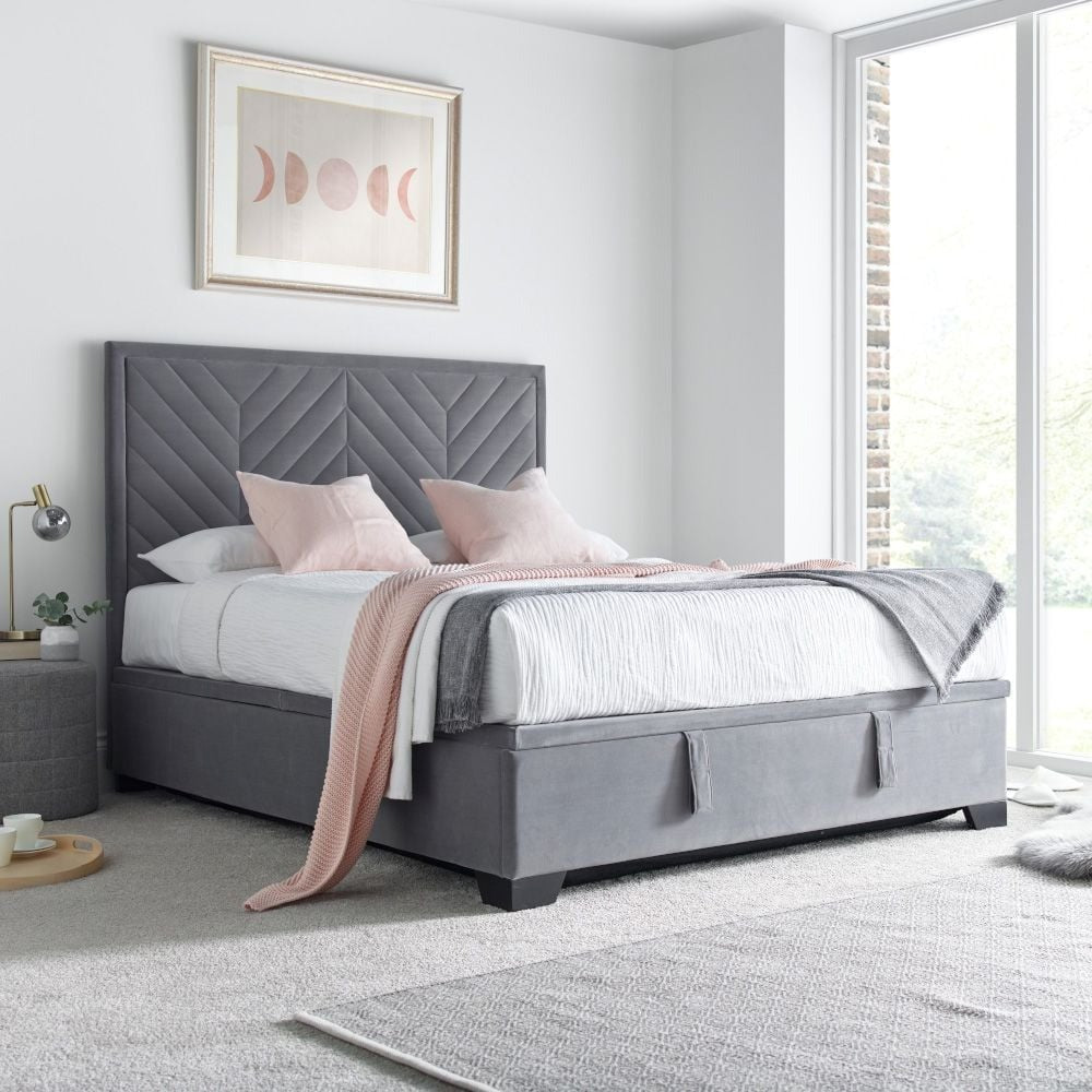 Watson Storage Bed with spacious under-bed storage and modern design