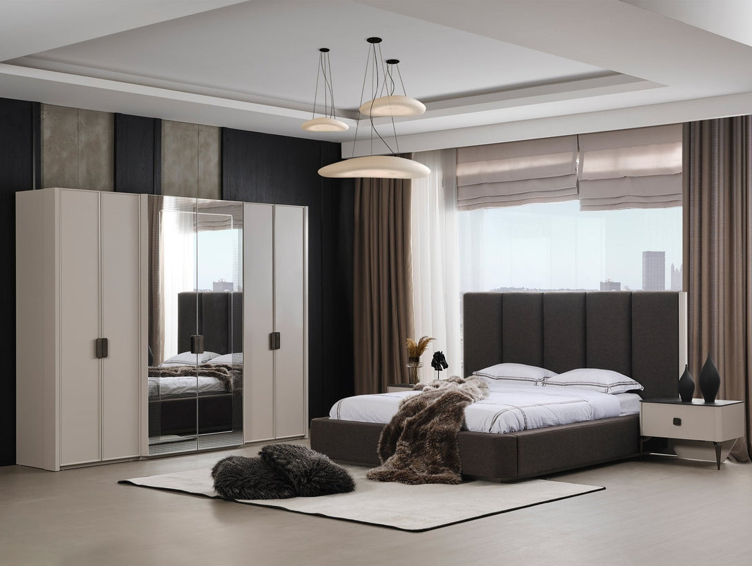 Zenit Platform Bed with low-profile design and minimalist appeal