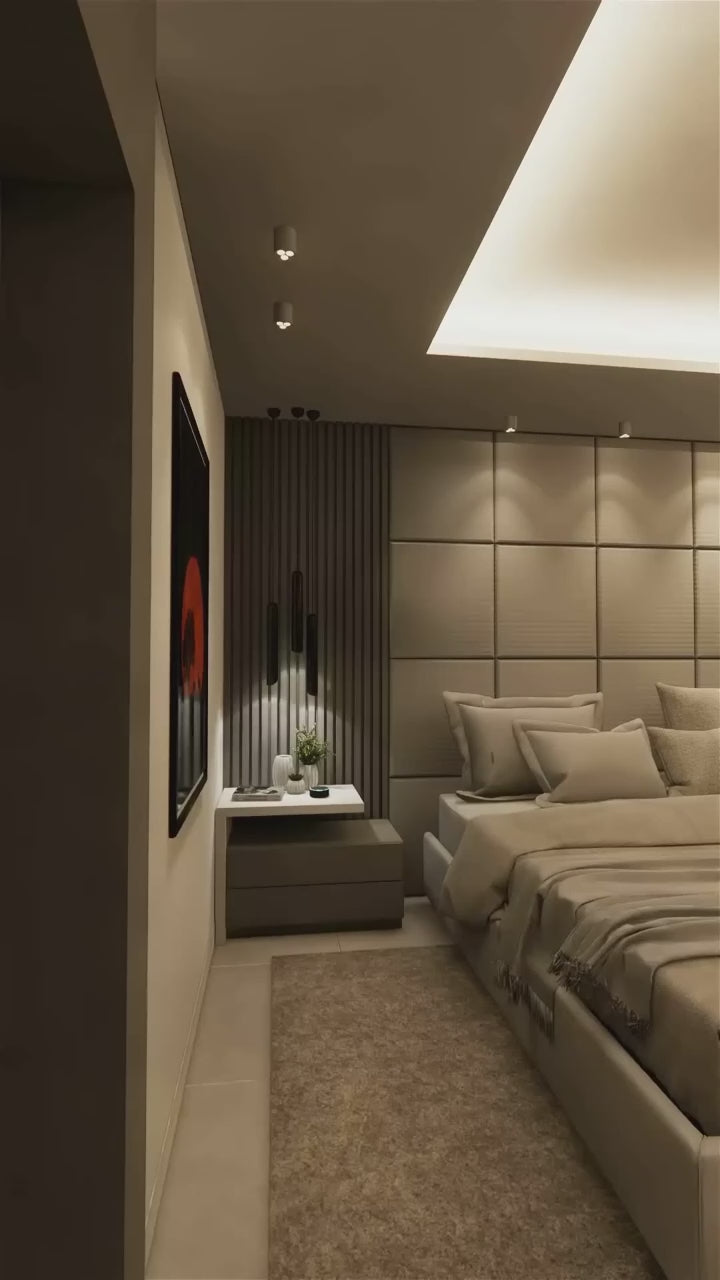 Elegant and comfortable room design blending refined style and cozy ambiance.